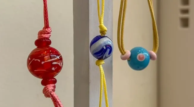 とんぼ玉づくり